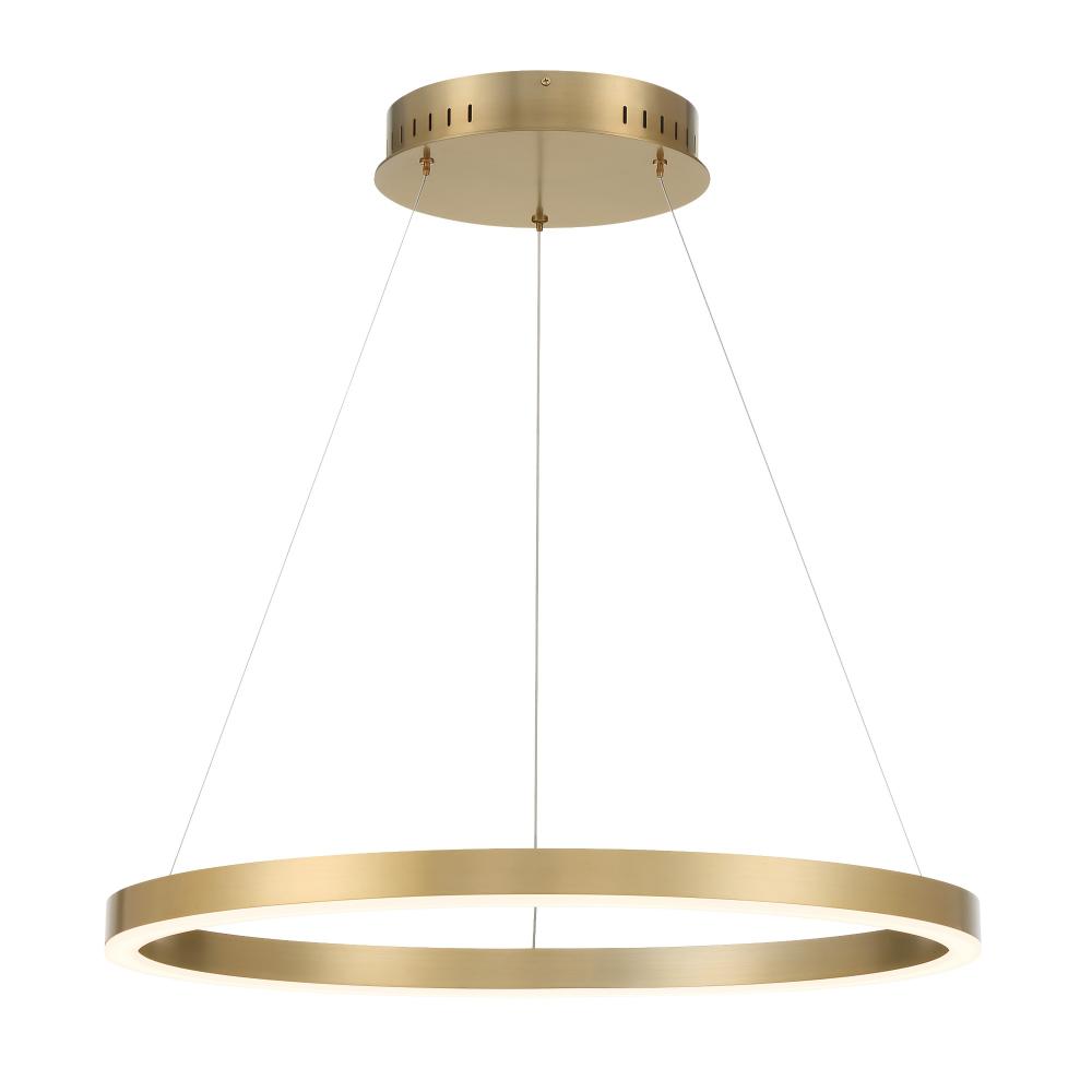 Spunto 28&#34; Round LED Chandelier in Gold