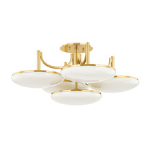 Hudson Valley 2005-AGB - 5 LIGHT SEMI FLUSH