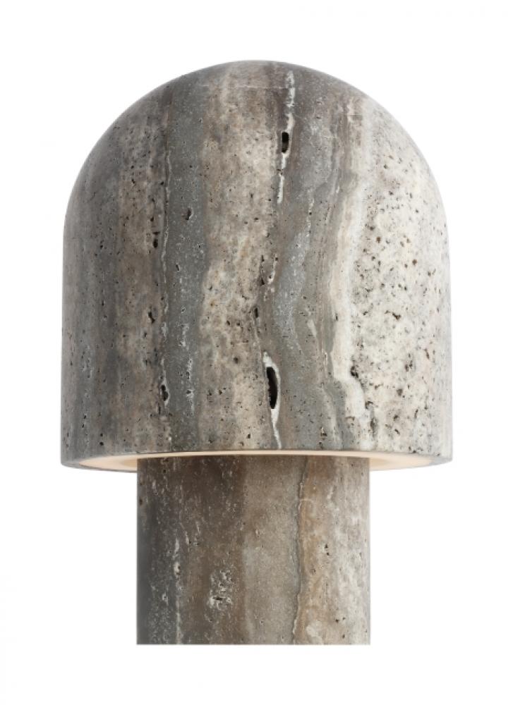 Kennett Small Travertine Table Lamp
