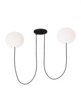 Visual Comfort & Co. Modern Collection PBCH35827OPB - Helium Small 2 Light Chandelier