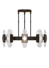 Visual Comfort & Co. Modern Collection 700WYT8PZ-LED927 - Modern Wythe dimmable LED Large Chandelier Ceiling Light in a Plated Dark Bronze finish