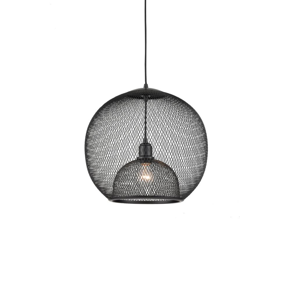 Gibraltar 18-in Black 1 Light Pendant