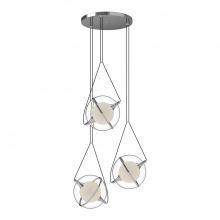 Kuzco Lighting Inc CH76728-CH - Aries 28-in Chrome LED Chandeliers