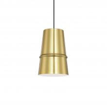 Kuzco Lighting Inc 492208-GD - Castor 8-in Gold 1 Light Pendant