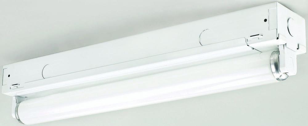 Fluorescent, 18&#34; Strip, 1 Bulb, 15W T8 or T12