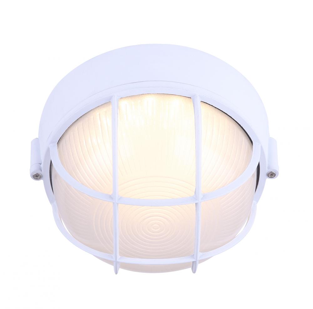 LED Outdoor Light, Frosted Glass, 12W Integrated LED, 750 Lumens, 7.5&#34; W x 4.5&#34; H x 7&#34; D
