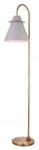 Canarm IFL1076A66MGG - TALIA, IFL1076A66MGG -G-, GD + Matte GreyBK Color, 1 Lt Floor Lamp, 60W Type A, On-Off Switch On the