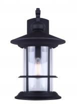 Canarm IOL314BK - Treehouse 1 Light Outdoor Lantern, Black Finish