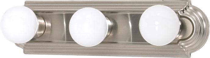 3 Light - 18&#34; Vanity Strip - Brushed Nickel Finish