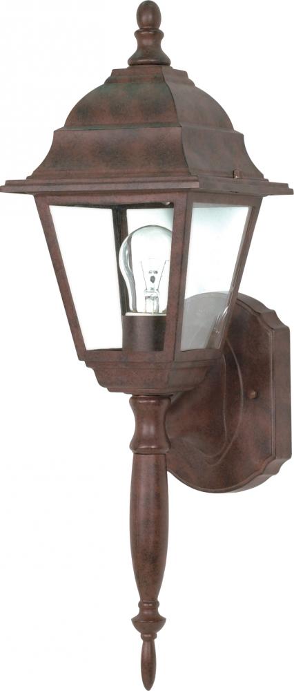 Briton - 1 Light 18&#34; Wall Lantern with Clear Seeded Glass - Old Bronze Finish
