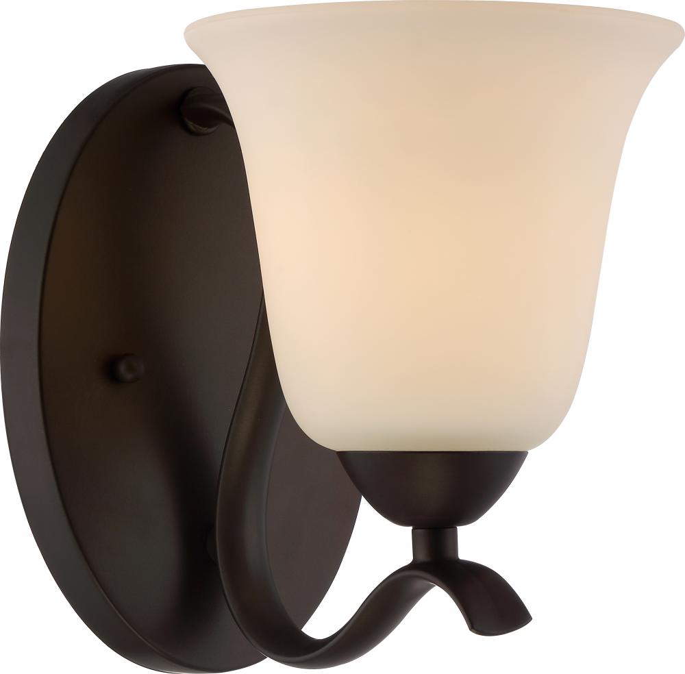 Dillard - 1 Light Vanity with White Glass