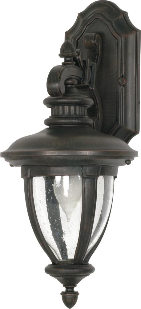Galeon - 1 Light - 19&#34; - Wall Lantern - Arm Down w/ Clear Seed Glass