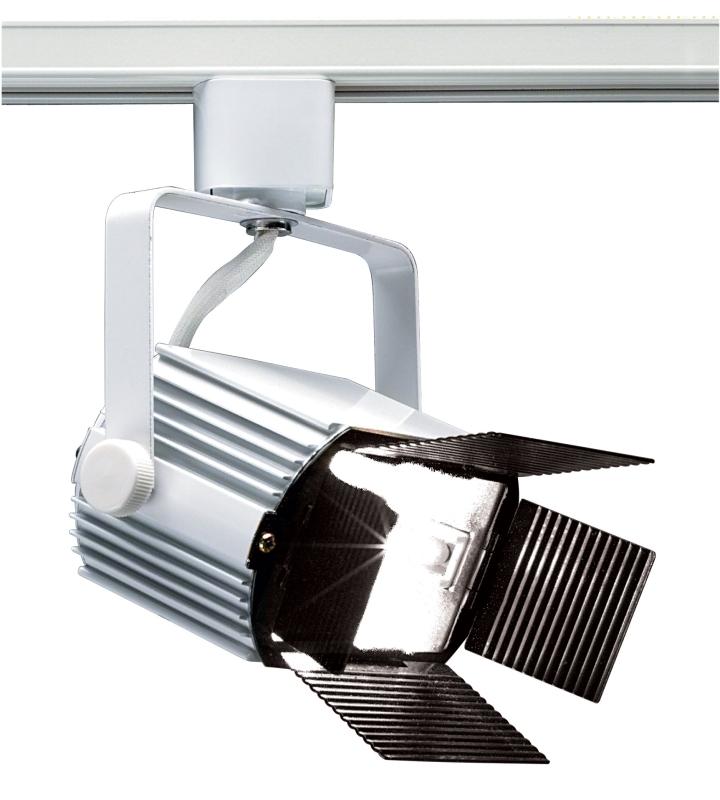 1 Light - Track Head - Power Flood with Barn door