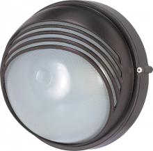 Nuvo 60/521 - 1 Light - 10'' Round Hood Bulkhead - Architectural Bronze Finish