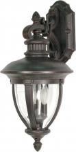 Nuvo 60/956 - Galeon - 3 Light - 24" - Wall Lantern - Arm Down w/ Clear Seed Glass