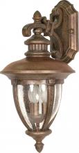 Nuvo 60/957 - Galeon - 3 Light - 24" - Wall Lantern - Arm Down w/ Clear Seed Glass