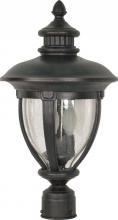 Nuvo 60/960 - Galeon - 3 Light - 20" - Post Lantern - w/ Clear Seed Glass