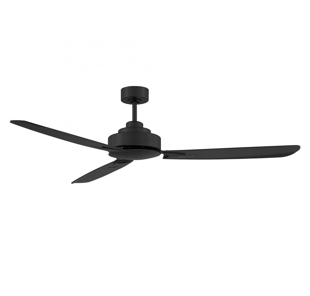 58&#34; Ceiling Fan in Matte Black