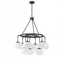 Savoy House Meridian M10098ORB - 9-Light Chandelier in Oil Rubbed Bronze