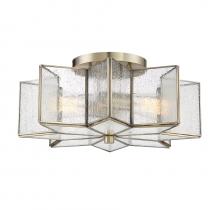 Savoy House Meridian M60004NB - 2-Light Ceiling Light in Natural Brass