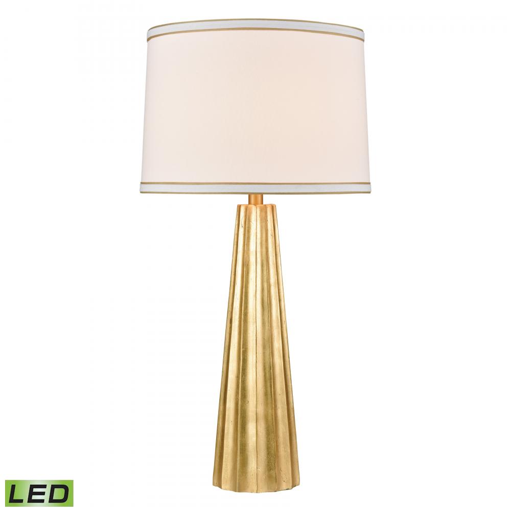 Hightower 31&#39;&#39; High 1-Light Table Lamp - Gold Leaf - Includes LED Bulb