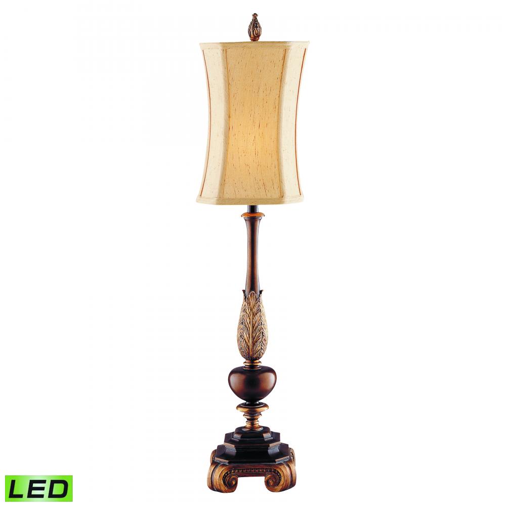Sweet Ginger 35.5&#39;&#39; High 1-Light Table Lamp - Antique Gold - Includes LED Bulb