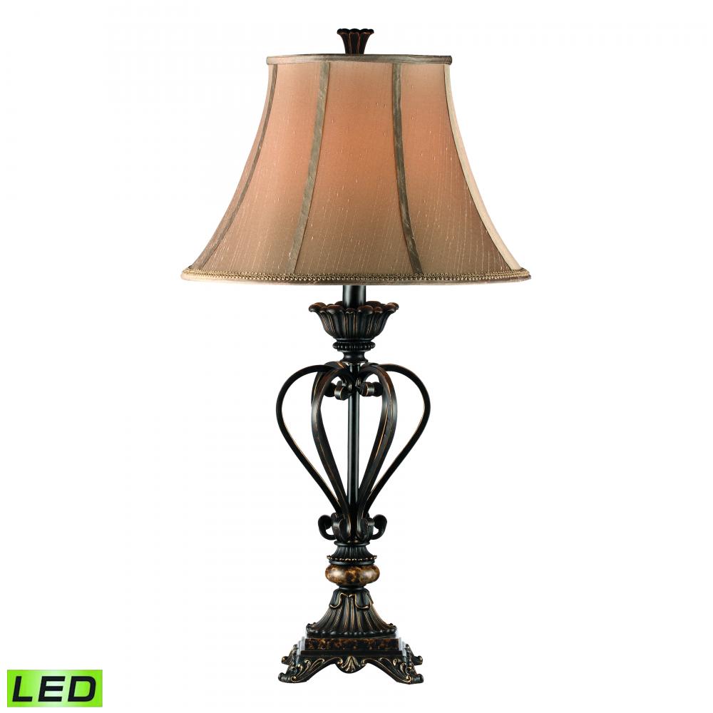 Lyon 34&#39;&#39; High 1-Light Table Lamp - Bronze - Includes LED Bulb
