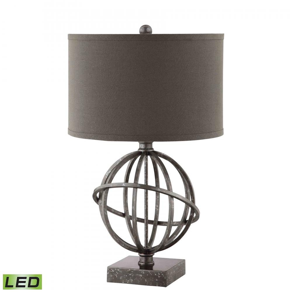 Lichfield 25.25&#39;&#39; High 1-Light Table Lamp - Pewter - Includes LED Bulb