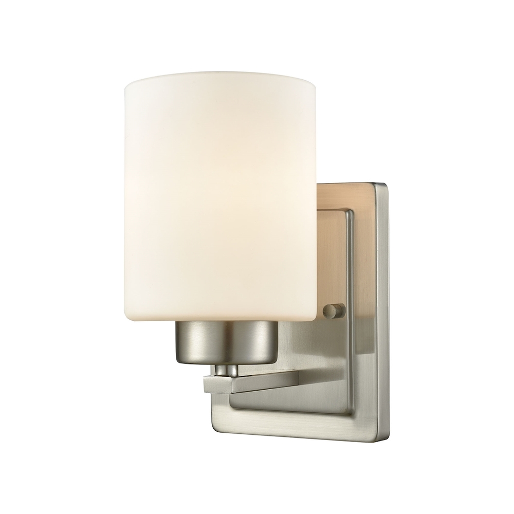 Thomas - Summit Place 9&#39;&#39; High 1-Light Sconce - Brushed Nickel