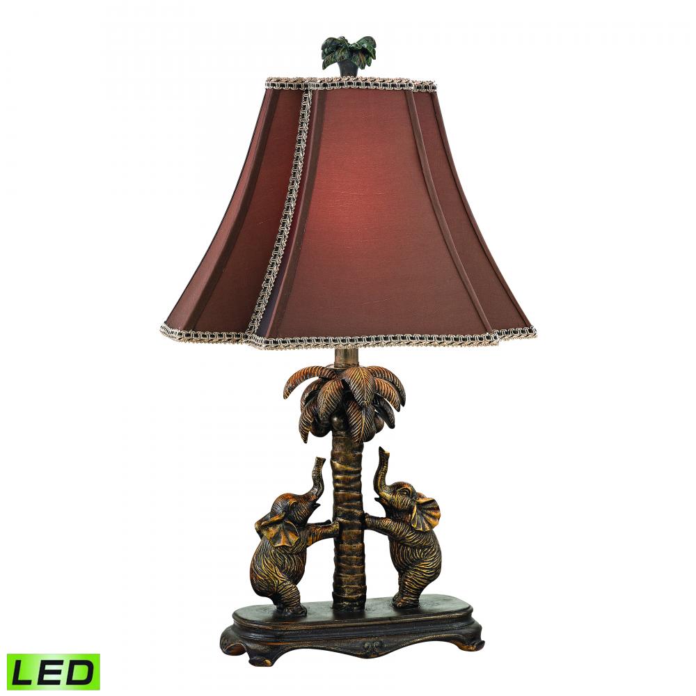 Adamslane 24&#39;&#39; High 1-Light Table Lamp - Bronze - Includes LED Bulb