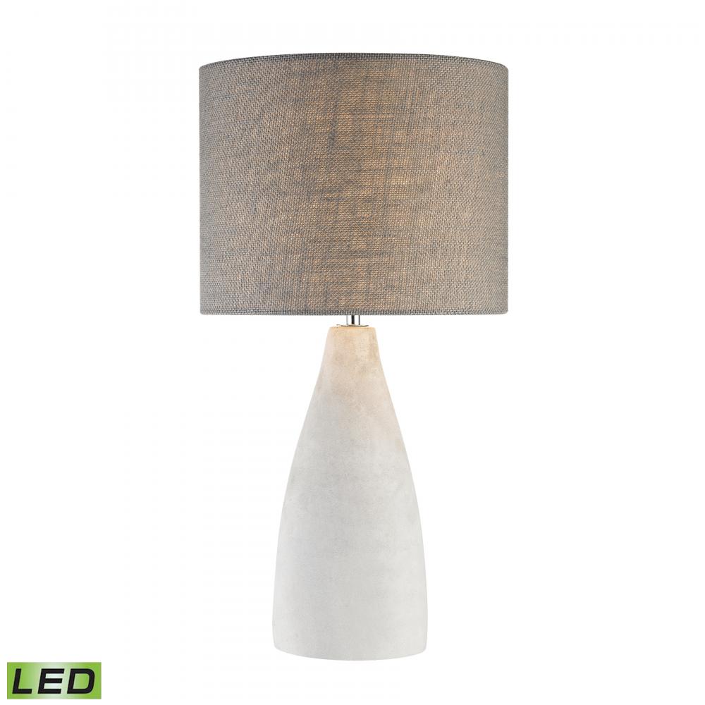 Rockport 21&#39;&#39; High 1-Light Table Lamp - Polished Concrete - Includes LED Bulb