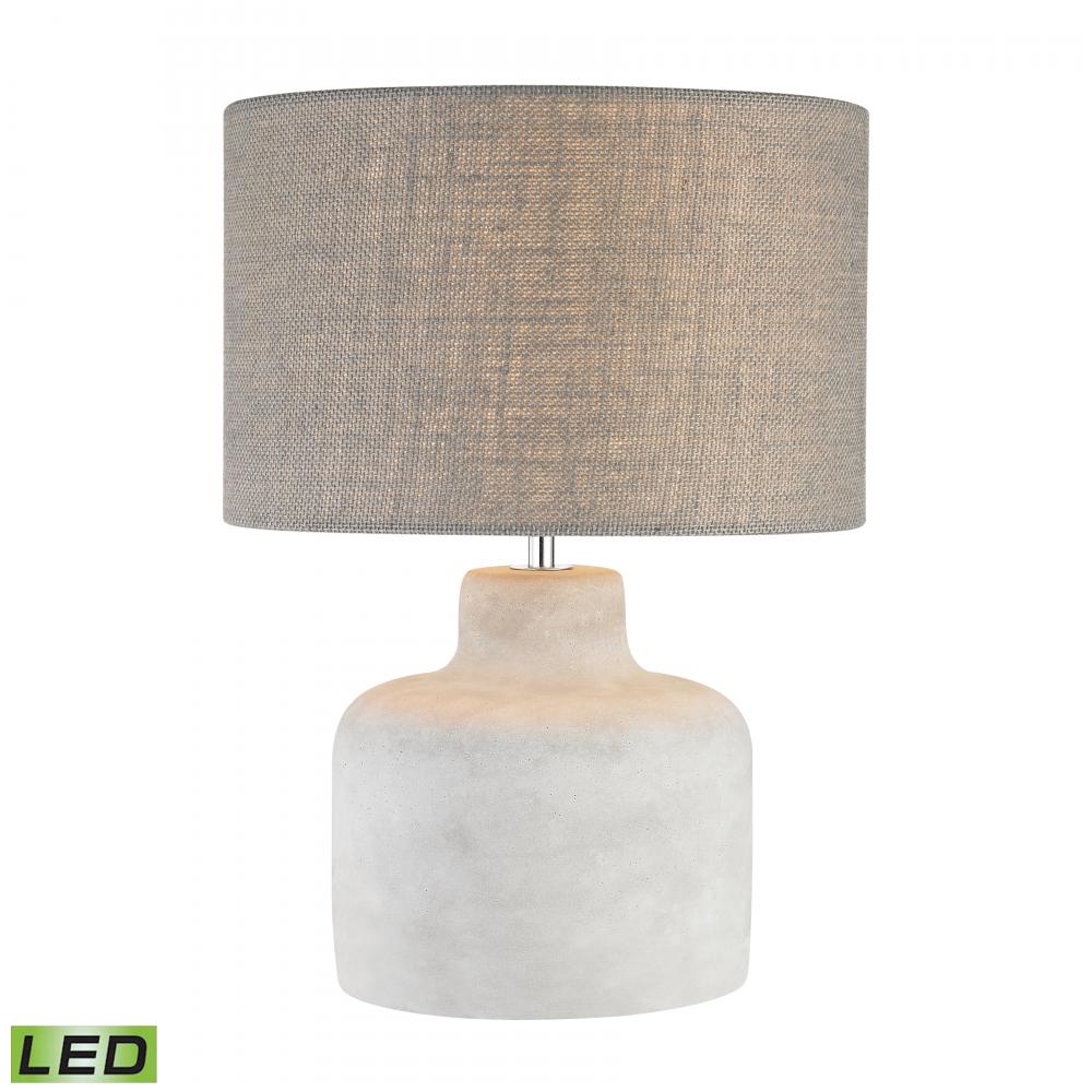 Rockport 17&#39;&#39; High 1-Light Table Lamp - Polished Concrete - Includes LED Bulb