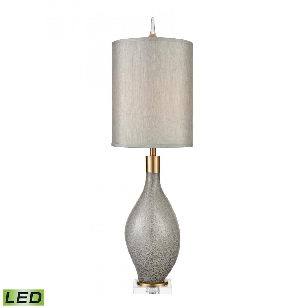 Rainshadow 39&#39;&#39; High 1-Light Table Lamp - Cafe Bronze - Includes LED Bulb
