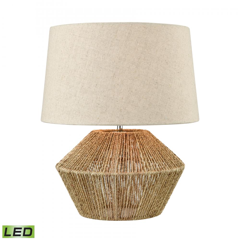 Vavda 19.5&#39;&#39; High 1-Light Table Lamp - Natural - Includes LED Bulb
