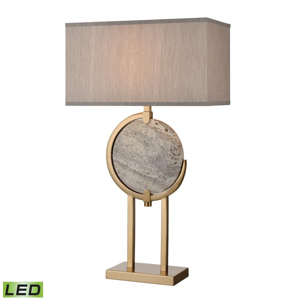 Arabah 32&#39;&#39; High 1-Light Table Lamp - Cafe Bronze - Includes LED Bulb