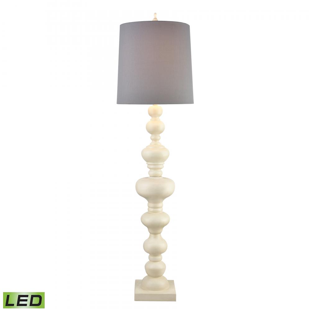 Meymac 74&#39;&#39; High 1-Light Floor Lamp - Matte White - Includes LED Bulb