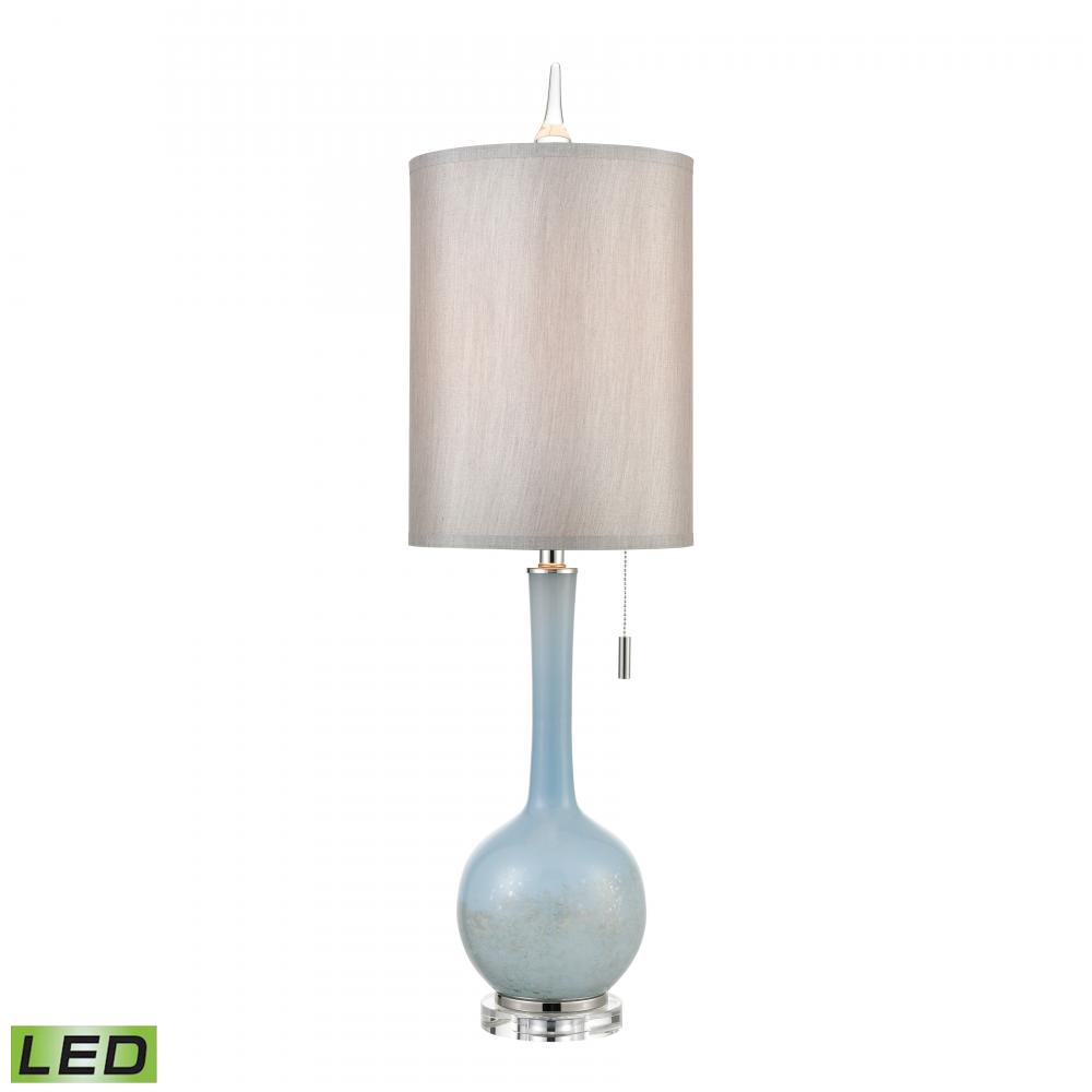 Quantum 37&#39;&#39; High 1-Light Table Lamp - Blue - Includes LED Bulb