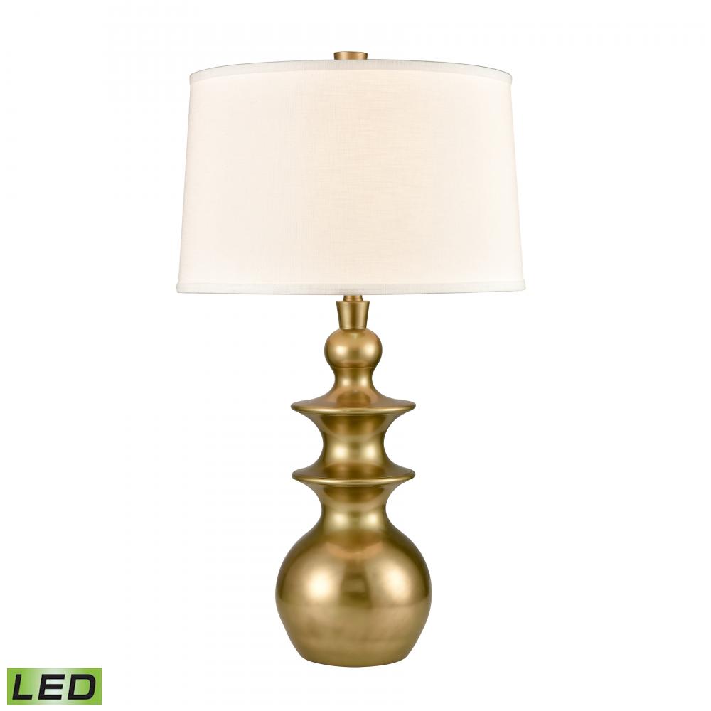 Depiction 32&#39;&#39; High 1-Light Table Lamp - Gold - Includes LED Bulb