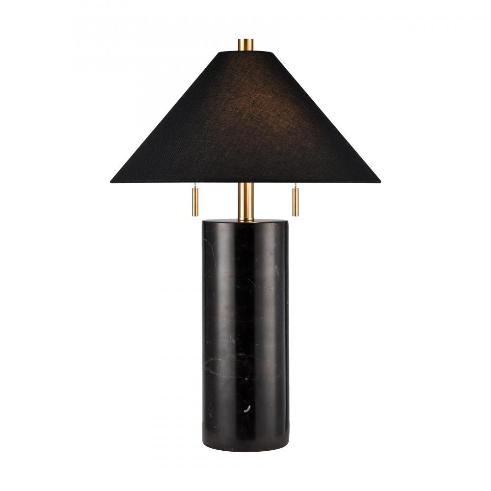 Blythe 26&#39;&#39; High 2-Light Table Lamp - Black