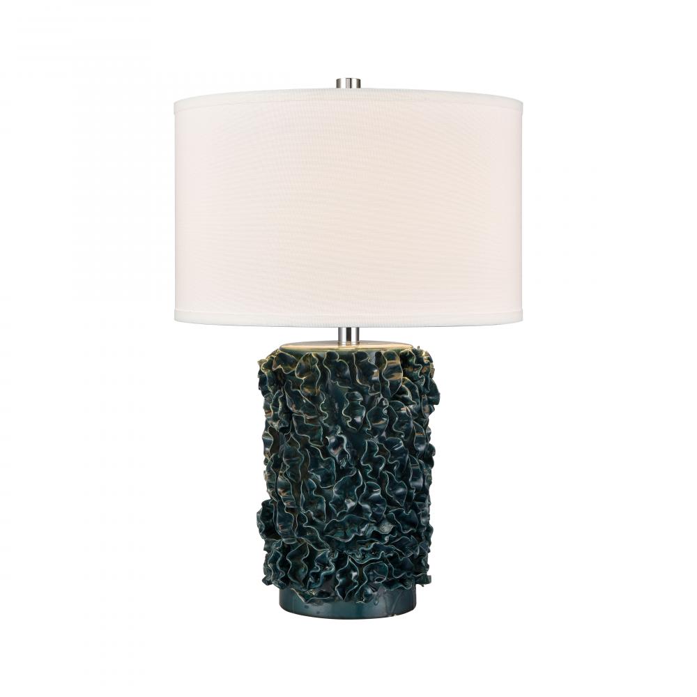 Larkin 25&#39;&#39; High 1-Light Table Lamp - Green Glazed
