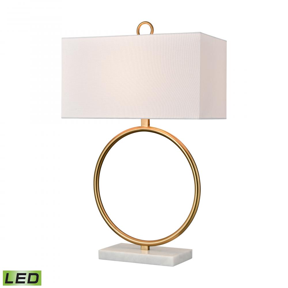 Murphy 30&#39;&#39; High 1-Light Table Lamp - Aged Brass - Includes LED Bulb