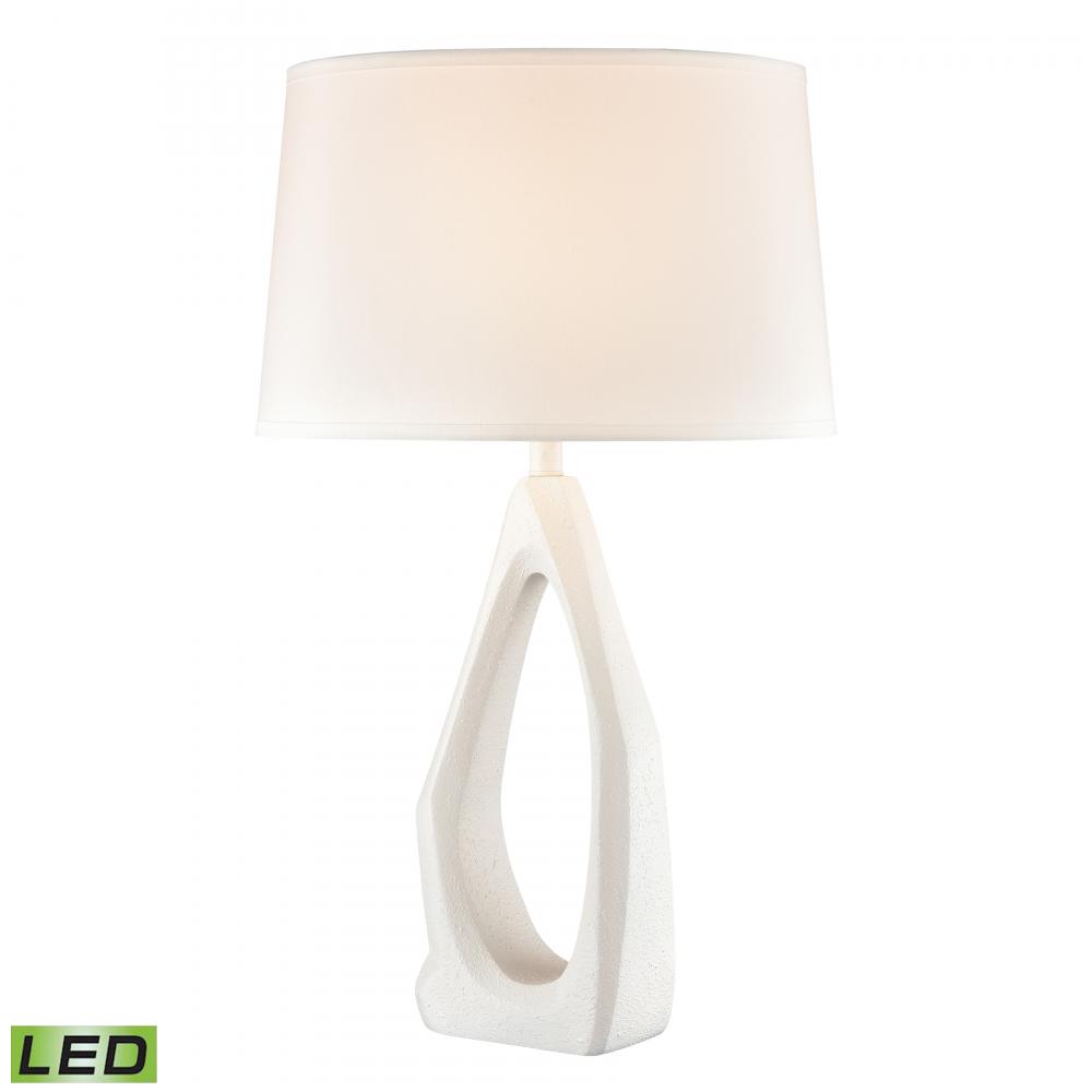 Galeria 31&#39;&#39; High 1-Light Table Lamp - Matte White - Includes LED Bulb