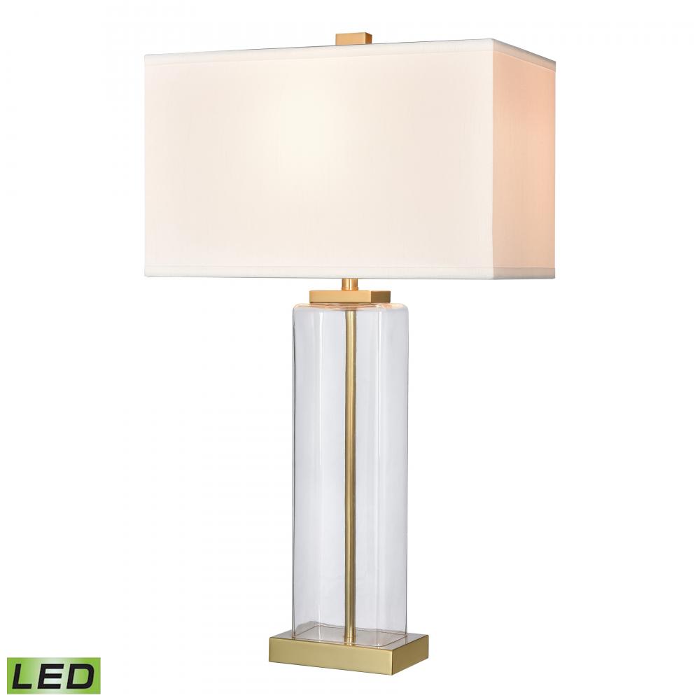 Edenvale 29&#39;&#39; High 1-Light Table Lamp - Clear - Includes LED Bulb