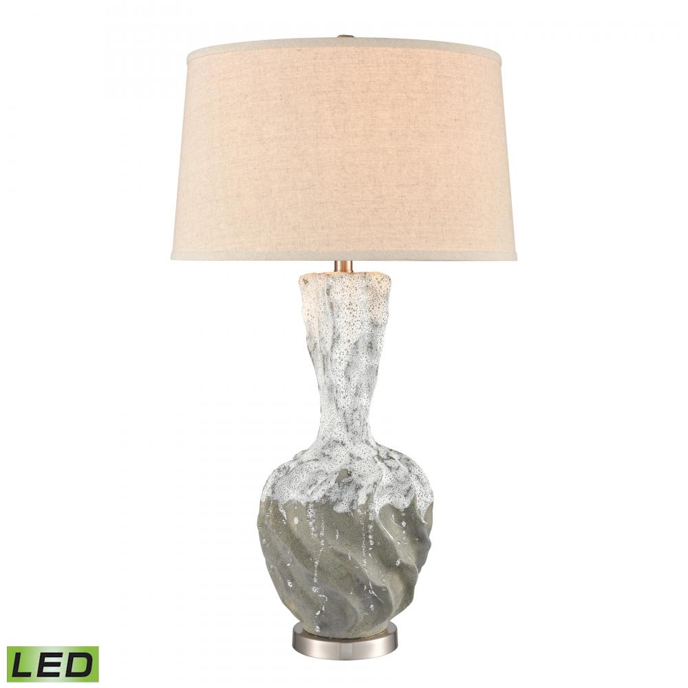 Bartlet Fields 34&#39;&#39; High 1-Light Table Lamp - White - Includes LED Bulb