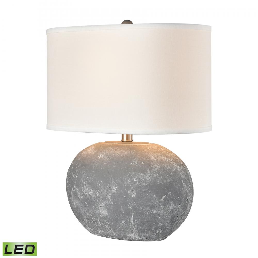 Elin 20&#39;&#39; High 1-Light Table Lamp - Concrete - Includes LED Bulb