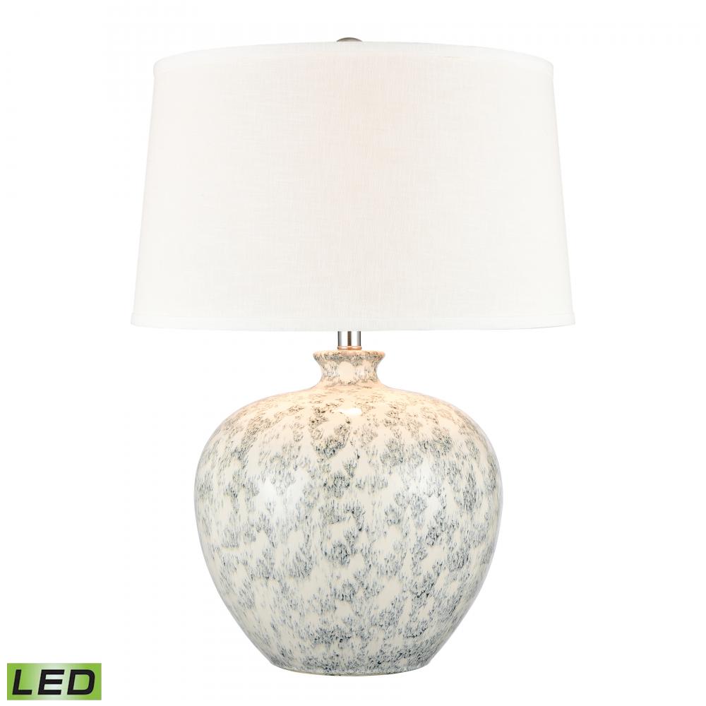 Zoe 28&#39;&#39; High 1-Light Table Lamp - Light Green - Includes LED Bulb