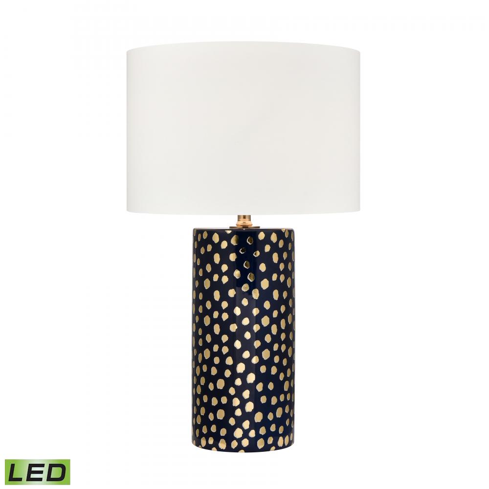 Signe 26&#39;&#39; High 1-Light Table Lamp - Navy - Includes LED Bulb