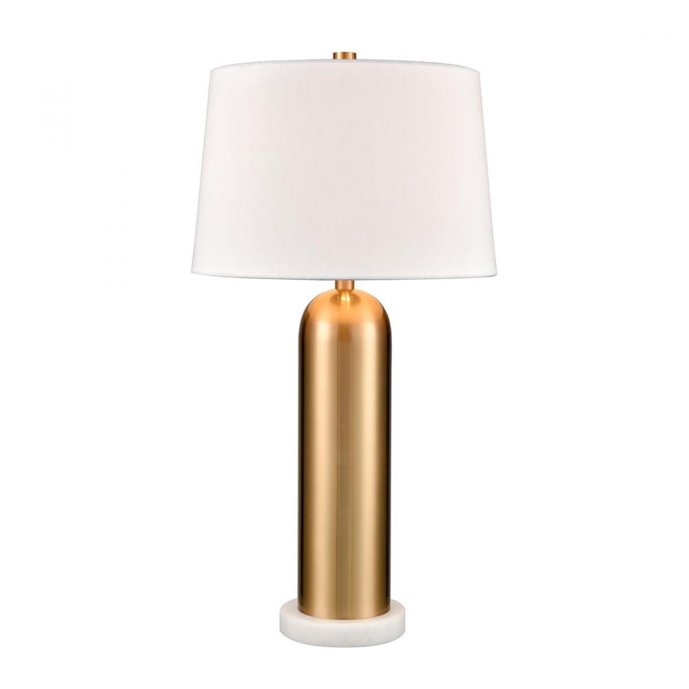 Elishaw 30&#39;&#39; High 1-Light Table Lamp - Aged Brass
