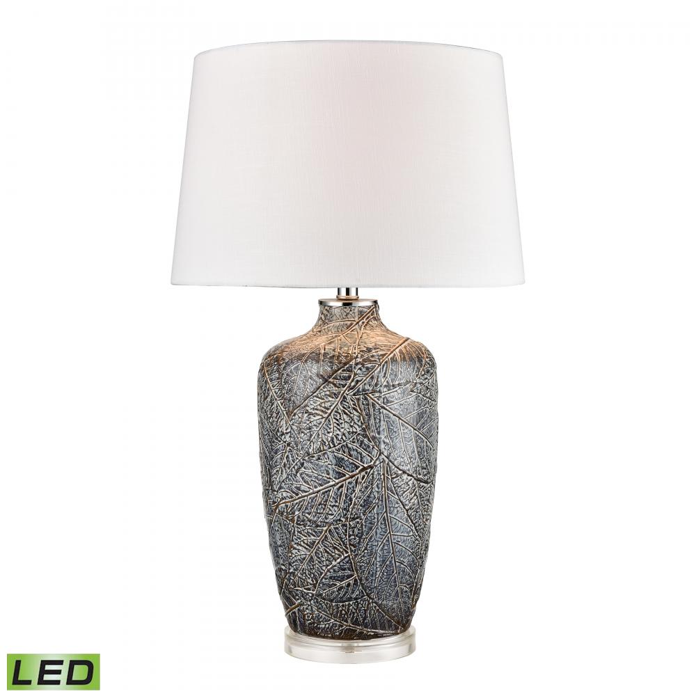 Forage 29&#39;&#39; High 1-Light Table Lamp - Gray - Includes LED Bulb