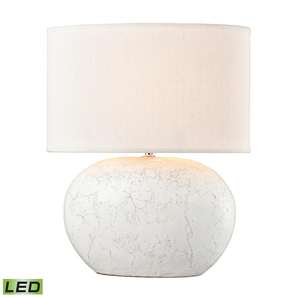 Fresgoe 20&#39;&#39; High 1-Light Table Lamp - White - Includes LED Bulb